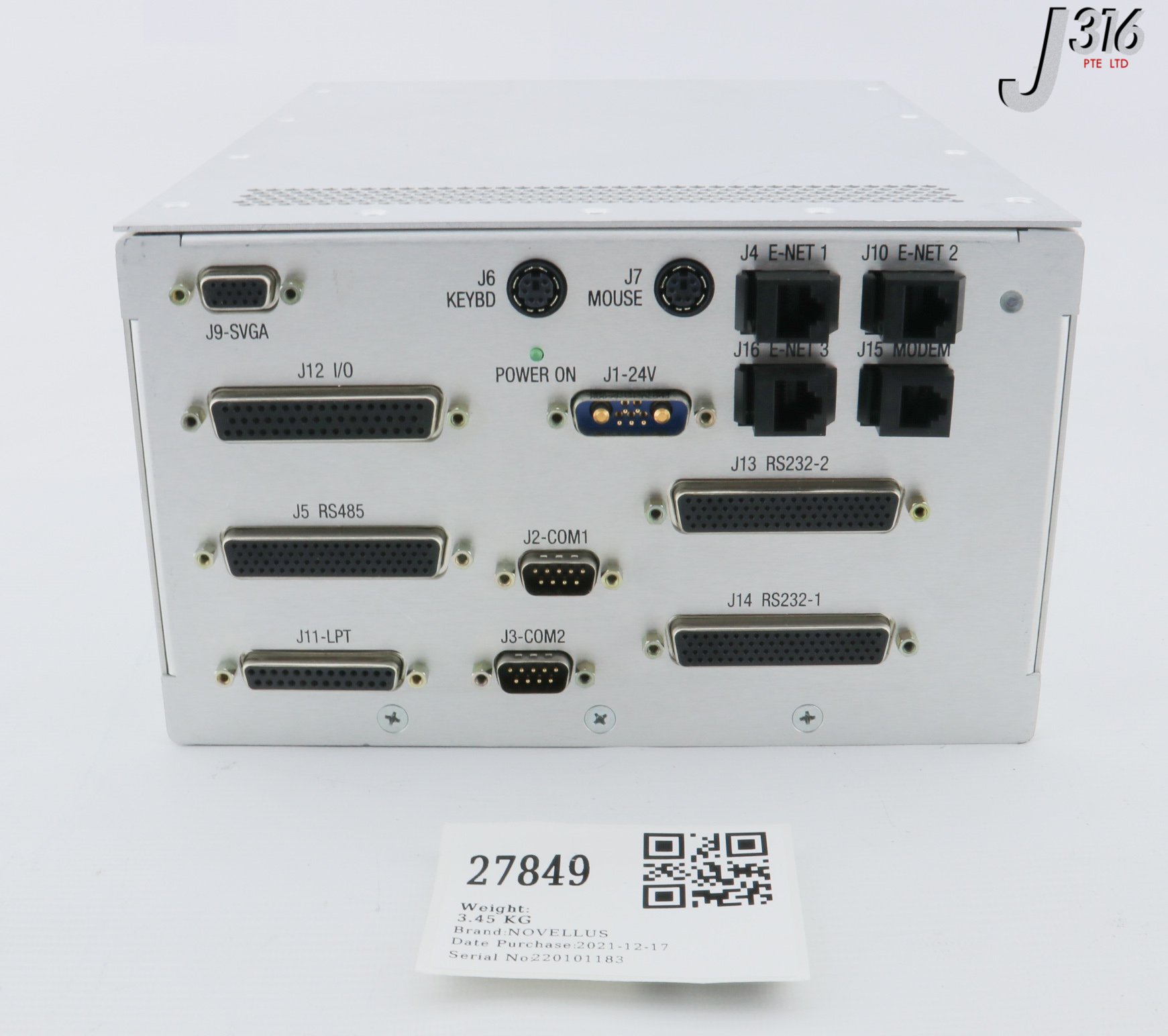 その他 No 27849 NOVELLUS ASSY, MC3E PLATFORM CTLR W/ ETHERNET, 75-269735-00